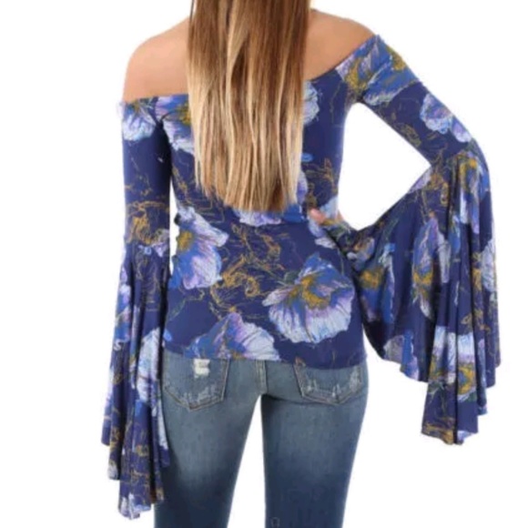 NWT We The Free Navy Free Birds of Paradise Large - Picture 2 of 6